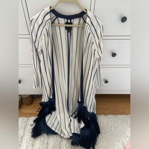Oversized indoor coat